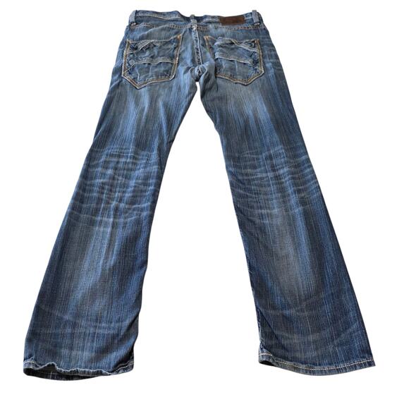 BKE Women's "Carter" Straight Jeans - Distressed Denim - Size 30S - Picture 2 of 8